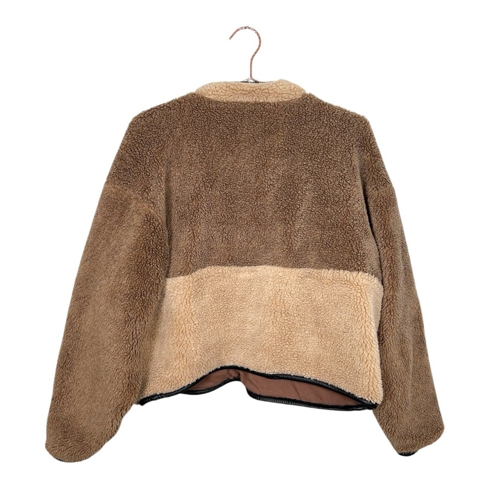 Anine Bing Royce Half Zip Teddy Pullover - Picture 3 of 9